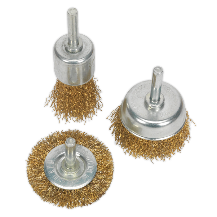 Crimped Wire Brush Set 3pc | BWBS03