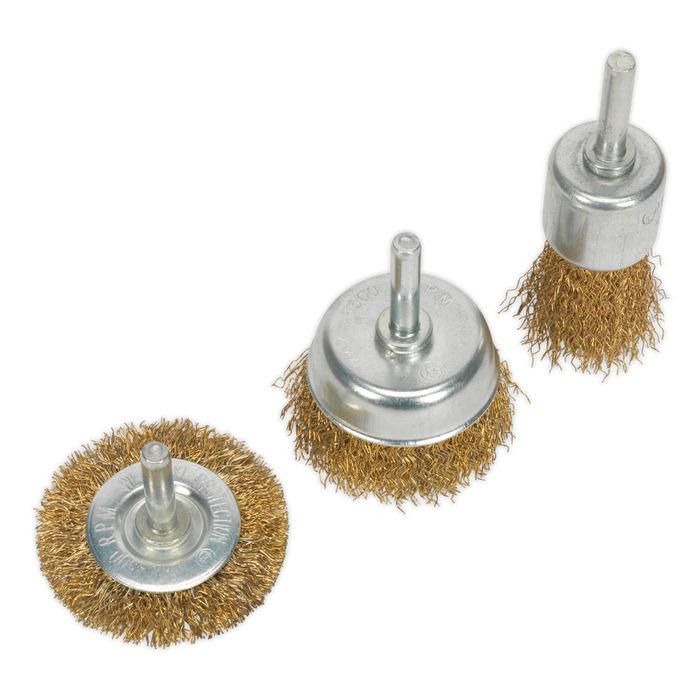 Crimped Wire Brush Set 3pc | BWBS03