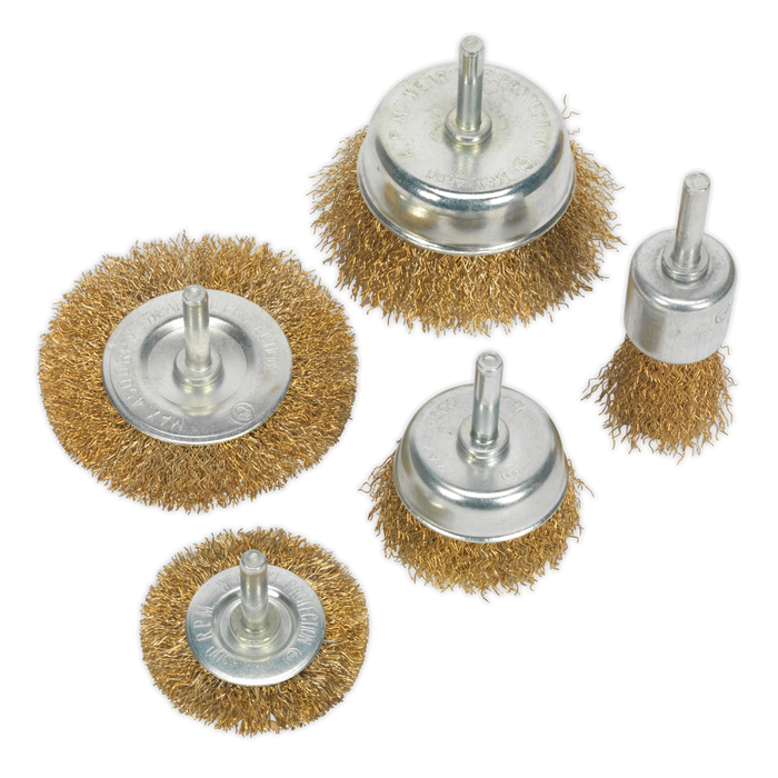 Crimped Wire Brush Set 5pc | BWBS05