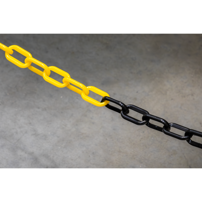 Post & Chain Kit 25m - Black/Yellow | BYSBKIT
