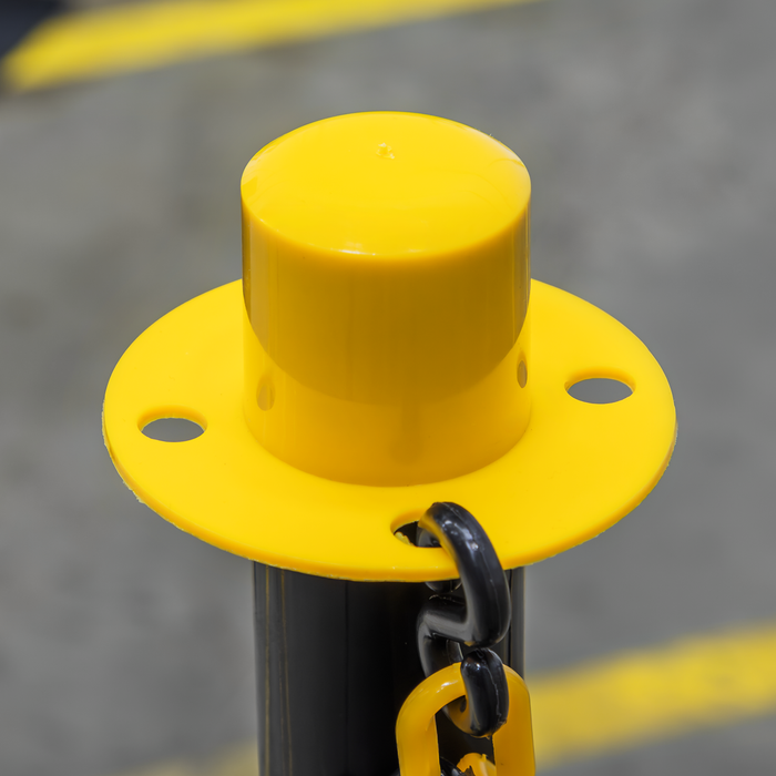 Post & Chain Kit 25m - Black/Yellow | BYSBKIT