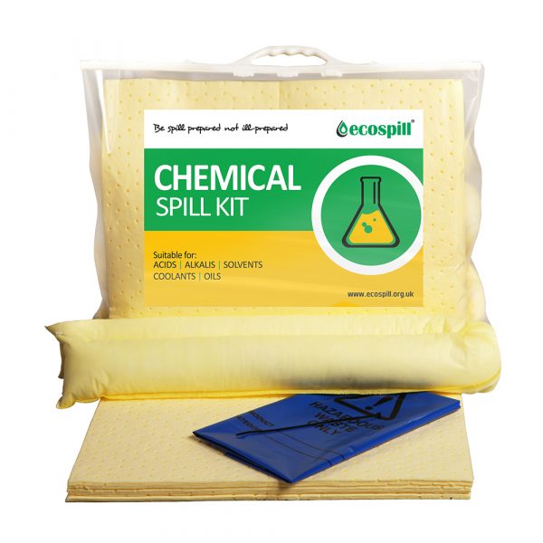 Ecospill 15L Chemical Spill Response Kit, Clip-top Carrier | C1290015