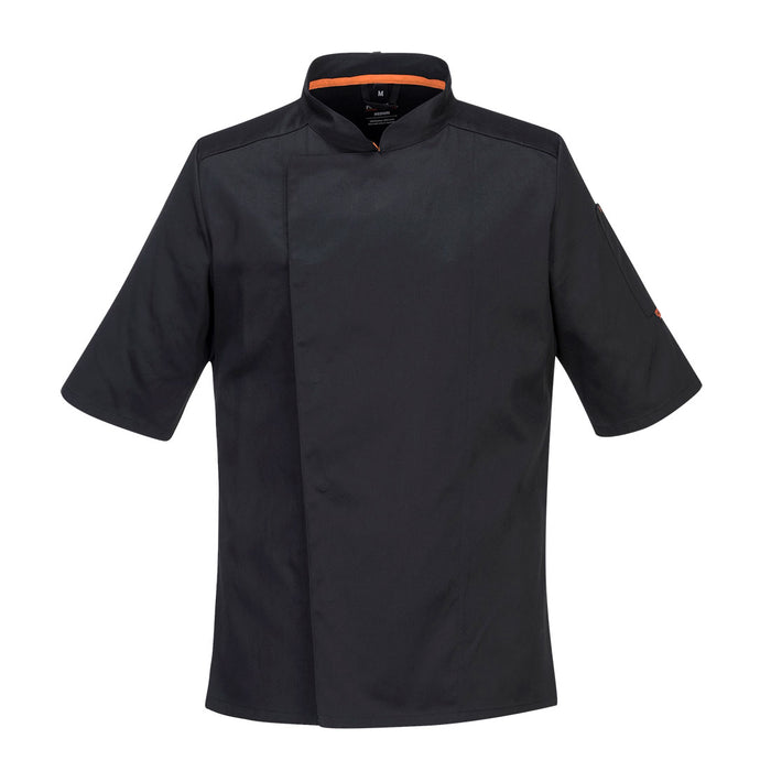 Portwest White Chefs Mesh Air Pro Jacket Short Sleeved | C738