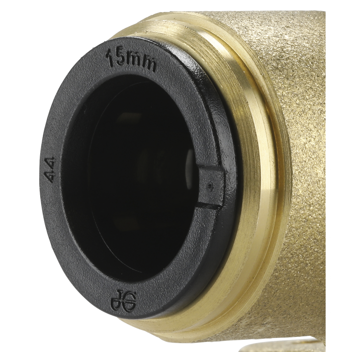 John Guest® Brass Wingback Elbow 15mm x 1/2"BSP | CAS15BWE