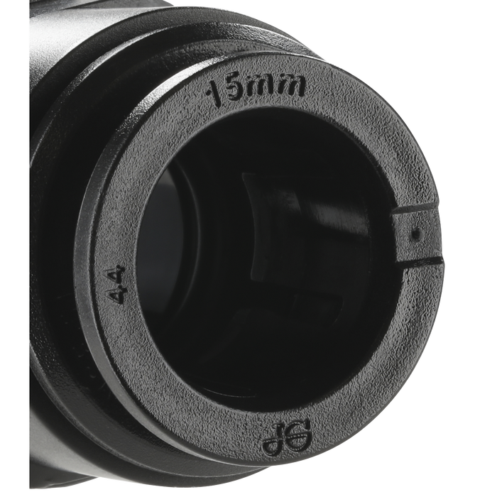John Guest® Straight Adaptor 15mm x 1/2"BSP - Pack of 2 | CAS15SA
