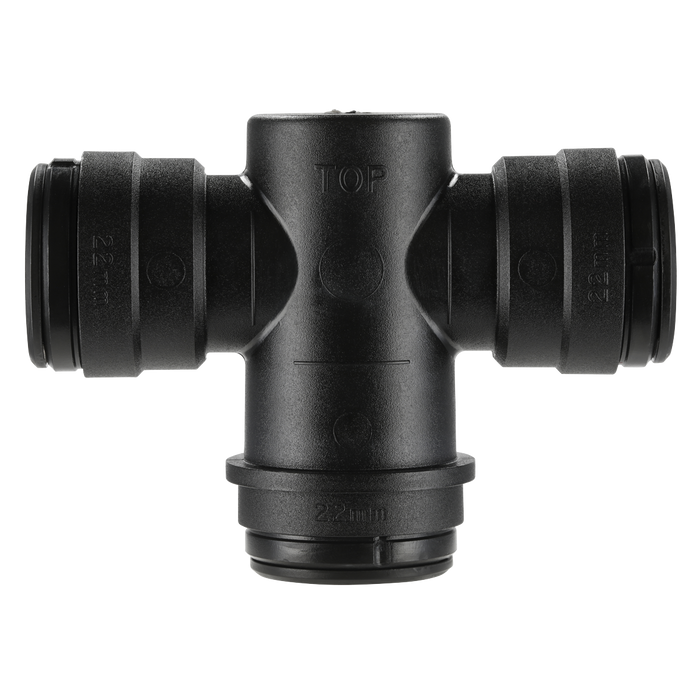 John Guest® Equal Water Trap Tee 22mm | CAS22WTT