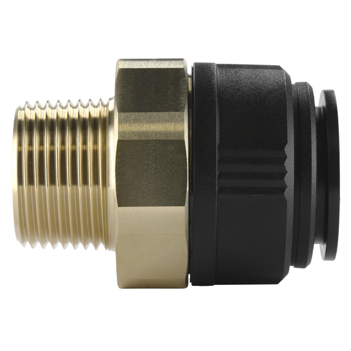 John Guest® Brass Straight Adaptor 28mm x 1"BSPT | CAS28BSA