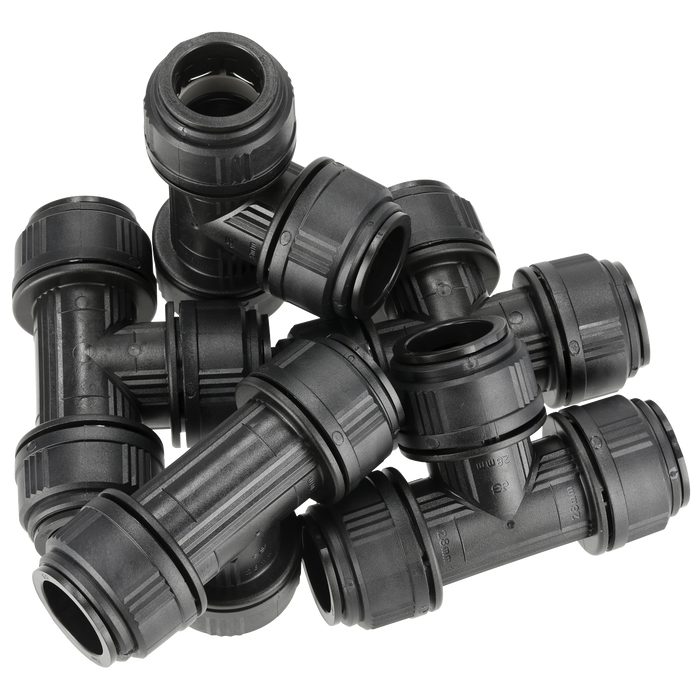John Guest® Equal Tee 28mm - Pack of 5 | CAS28ET