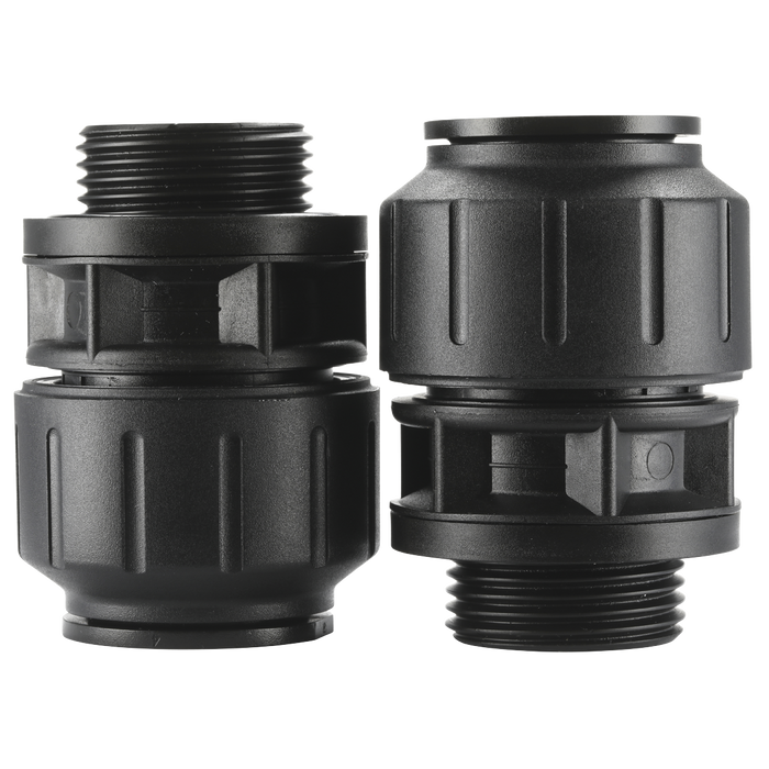 John Guest® Straight Adaptor 28mm x 1"BSP - Pack of 2 | CAS28SA