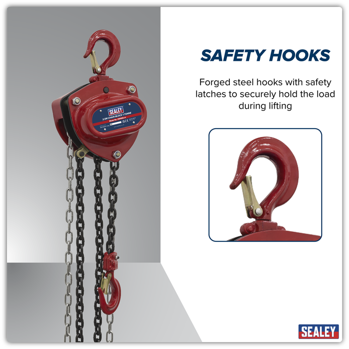 2.5m Chain Block 1 Tonne | CB1000