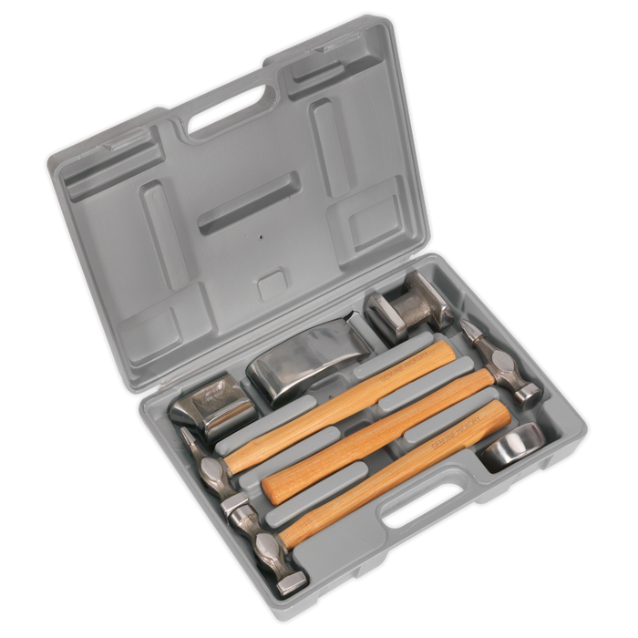 Drop-Forged Panel Beating Set with Hickory Shafts 7pc | CB507