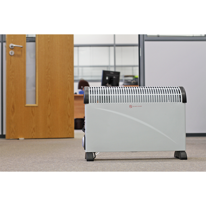 Convector Heater with Turbo, Timer & Thermostat 2000W/230V | CD2005TT