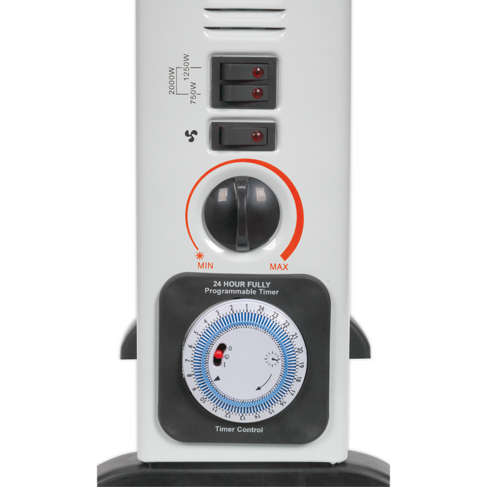Convector Heater with Turbo, Timer & Thermostat 2000W/230V | CD2005TT