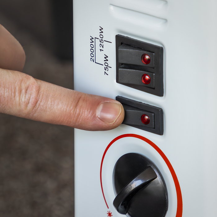 Convector Heater with 3 Heat Settings Thermostat & Turbo Fan 2000W | CD2005T