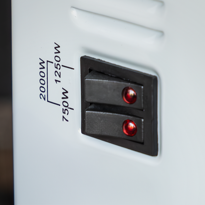 Convector Heater with 3 Heat Settings Thermostat 2000W/230V | CD2005