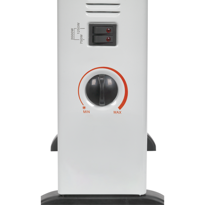 Convector Heater with 3 Heat Settings Thermostat 2000W/230V | CD2005