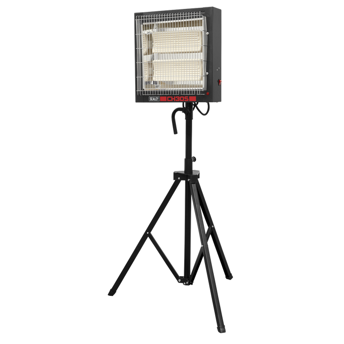 Ceramic Heater with Tripod Stand 1.4/2.8kW, 230V | CH30S