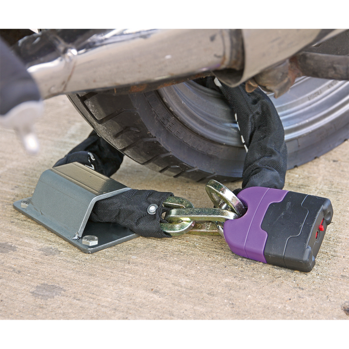 Motorcycle Ground Anchor with 4 Security Bolts | MCGA01