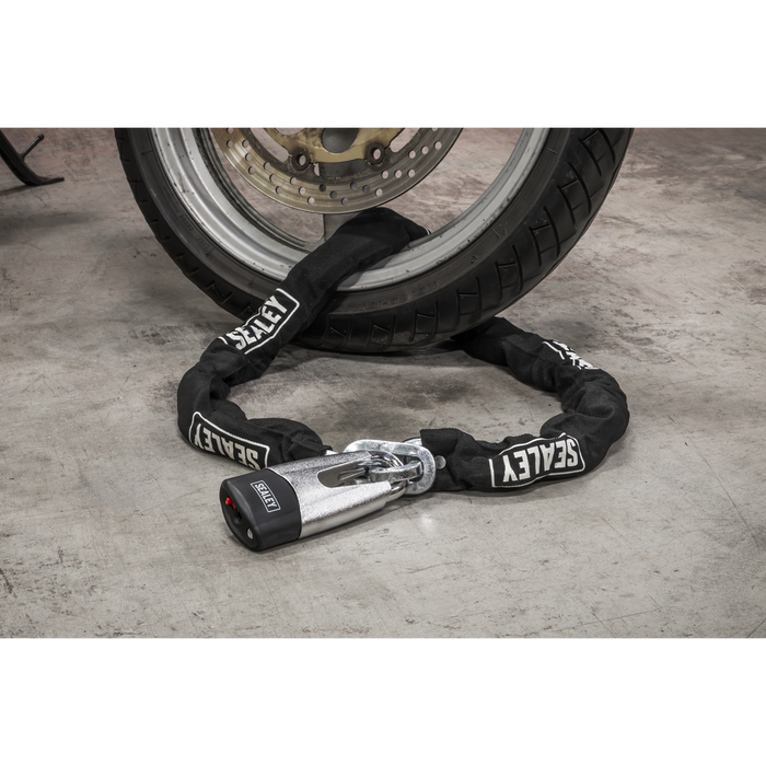 Motorcycle Chain & Disc Lock 10.5 x 10.5 x 1500mm 4* ART Approved | CLA109DL