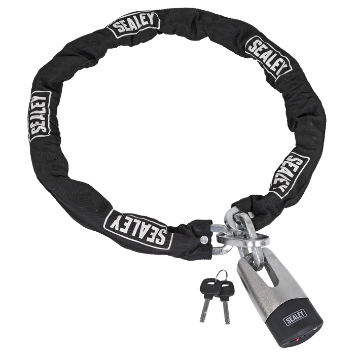 Motorcycle Chain & Disc Lock 10.5 x 10.5 x 1500mm 4* ART Approved | CLA109DL