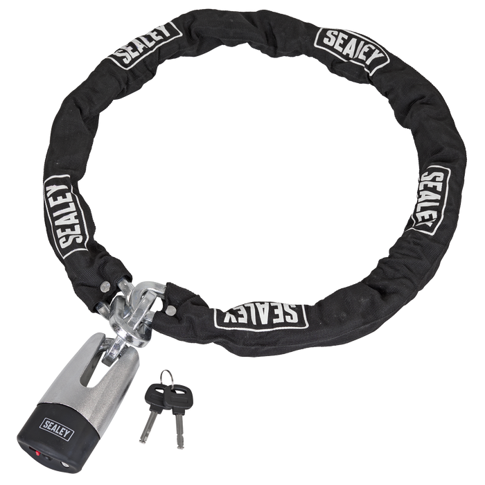 Motorcycle Chain & Disc Lock 10.5 x 10.5 x 1500mm 4* ART Approved | CLA109DL