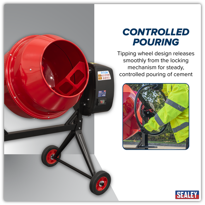 125L Cement Mixer 550W/230V | CMX125