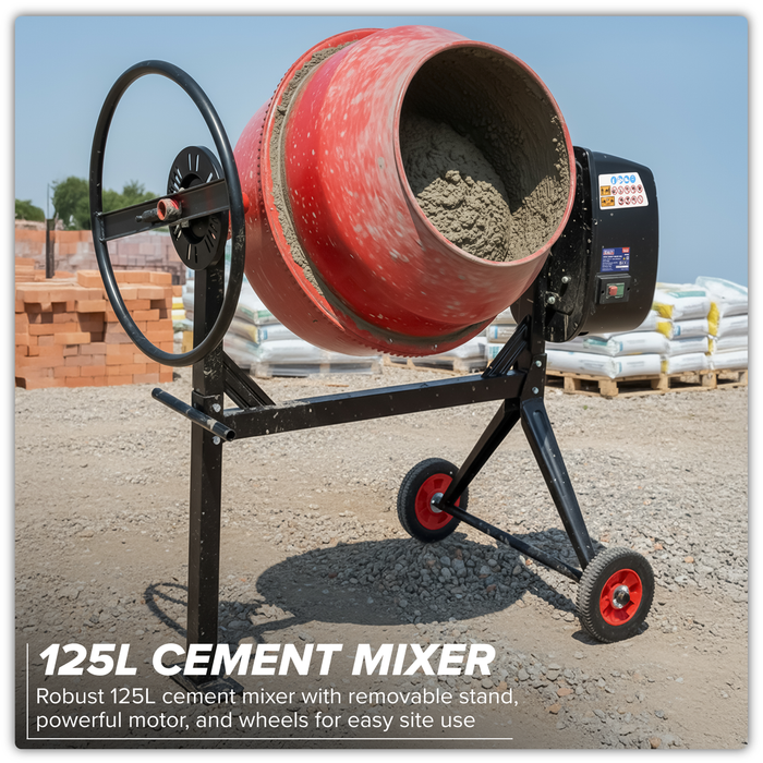125L Cement Mixer 550W/230V | CMX125
