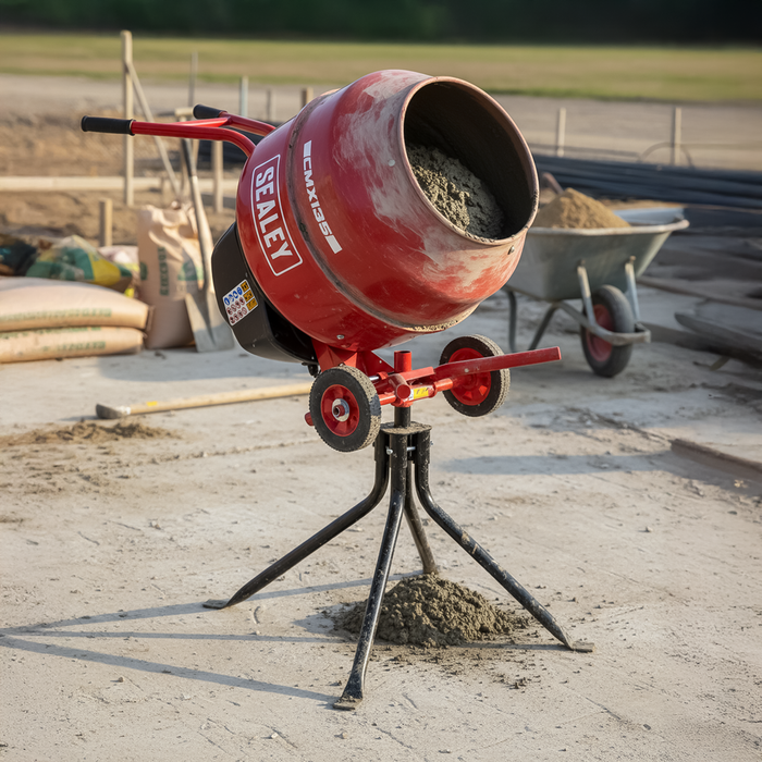 135L Cement Mixer with Stand 550W | CMX135