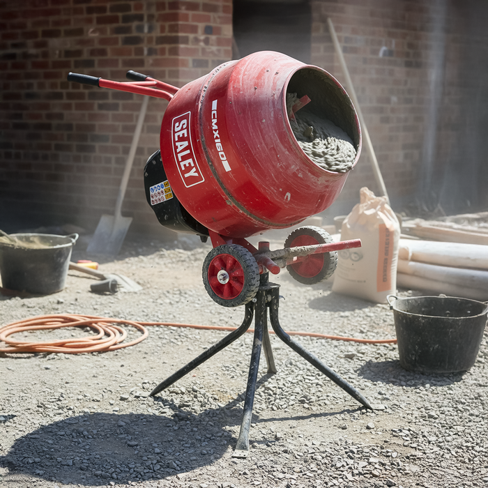 160L Cement Mixer with Stand 650W | CMX160