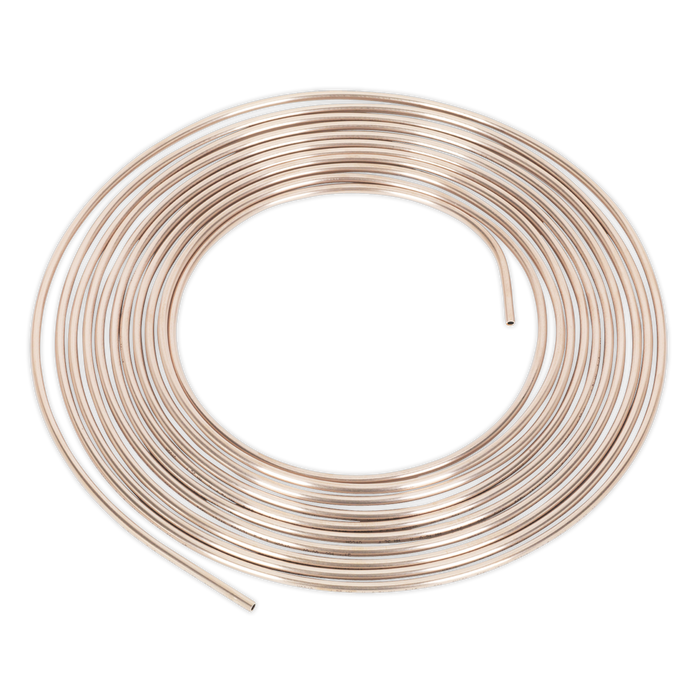Brake Pipe Seamless Tube Cupro-Nickel 22 Gauge 3/16" x 25ft - BS EN 12449 CW024A | CNP316