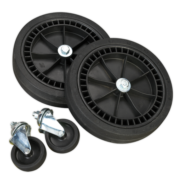 Wheel Kit for Fixed Compressors - 2 Castors & 2 Fixed | COMPKIT5