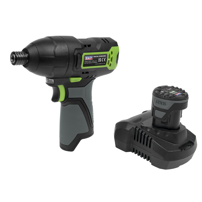 SV10.8 Series 1/4"Hex Drive Cordless Impact Driver Kit 10.8V 2Ah | CP108VCID