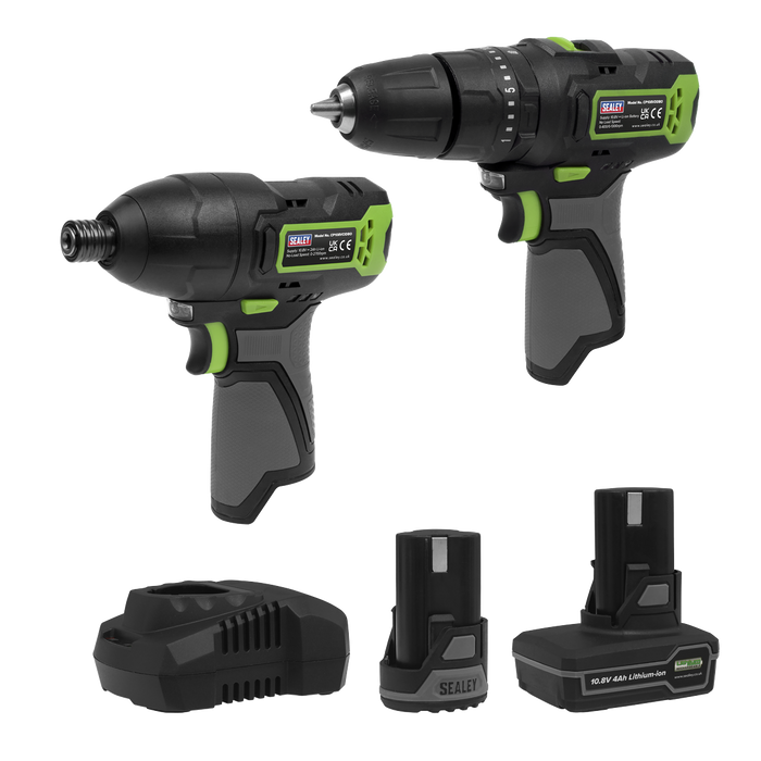 2 x SV10.8 Series Cordless Power Tool Kit 10.8V - 2 Batteries | CP108VCOMBO3
