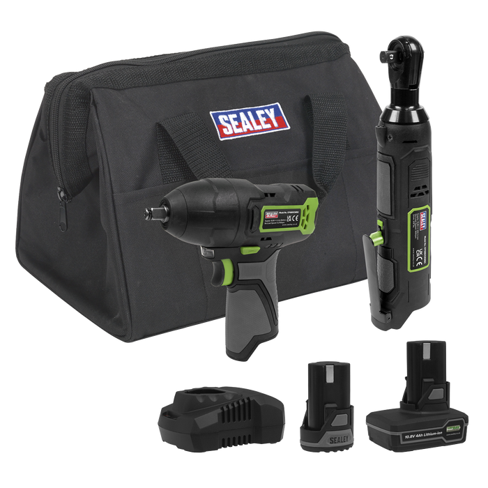 2 x SV10.8 Series Cordless Power Tool Kit 10.8V - 2 Batteries | CP108VCOMBO6