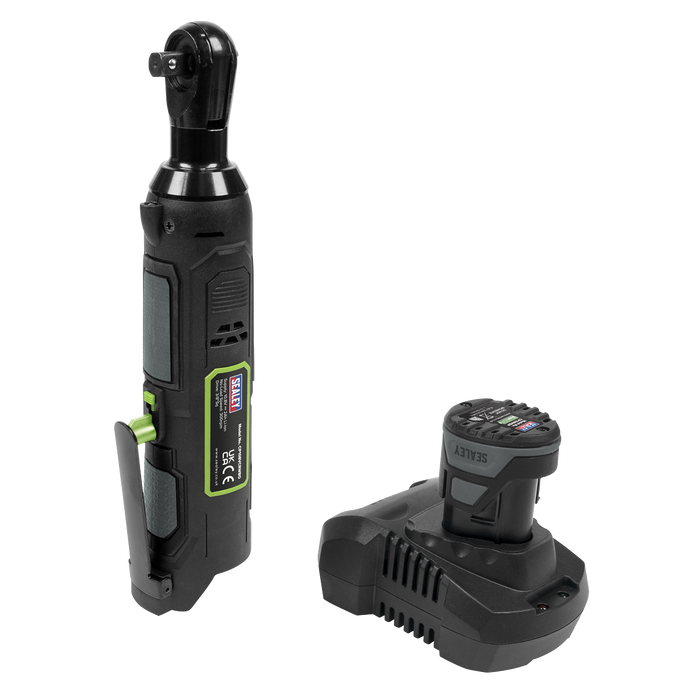 SV10.8 Series 3/8"Sq Drive Cordless Ratchet Wrench Kit 45Nm 10.8V 2Ah - Euro Plug | CP108VCRWEU