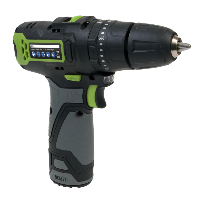 SV10.8 Series 10mm Cordless Combi Drill Kit 10.8V 2Ah | CP108VDD