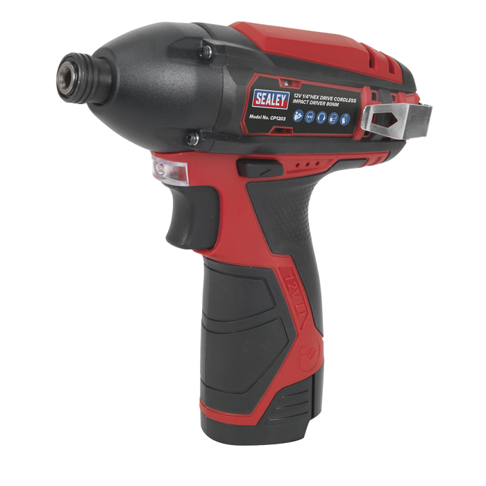 SV12 Series 1/4"Hex Drive Cordless Impact Driver 12V - Body Only | CP1203