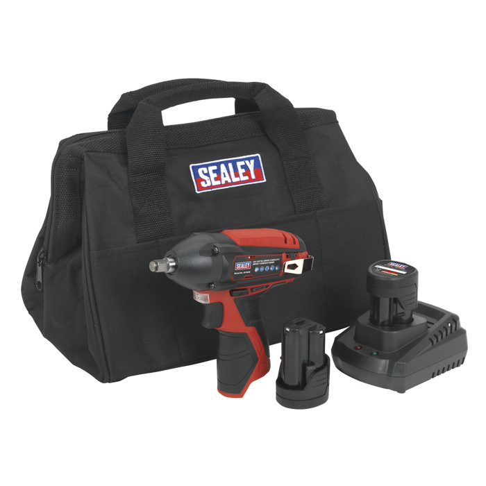 SV12 Series 3/8"Sq Drive Cordless Impact Wrench Kit 12V 2Ah - 2 Batteries | CP1204KIT