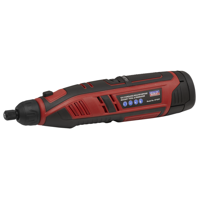 SV12 Series Cordless Multipurpose Rotary Tool & Engraver Kit 12V 49pc - Body Only | CP1207