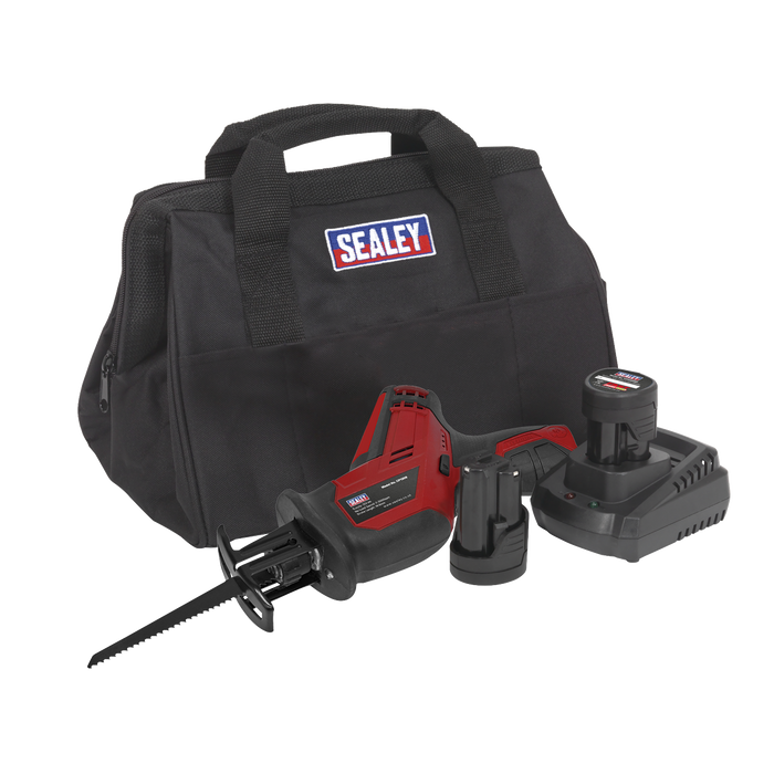 SV12 Series Cordless Reciprocating Saw Kit 12V 2Ah - 2 Batteries | CP1208KIT