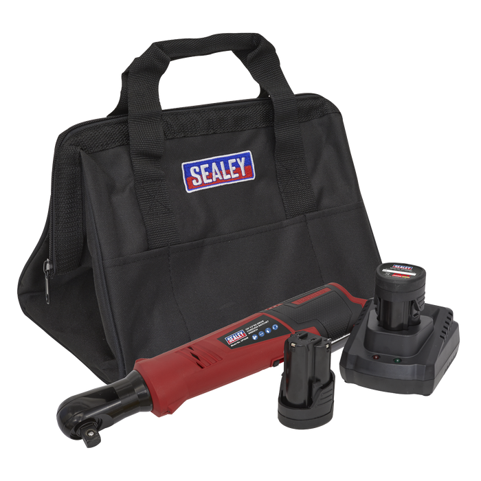 SV12 Series 1/2"Sq Drive Cordless Ratchet Wrench Kit 12V 2Ah - 2 Batteries | CP1209KIT