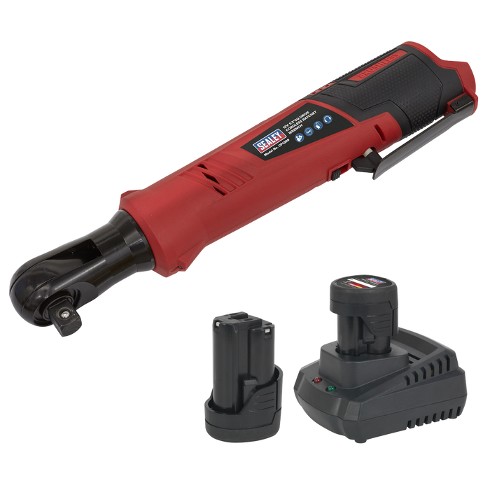 SV12 Series 1/2"Sq Drive Cordless Ratchet Wrench Kit 12V 2Ah - 2 Batteries | CP1209KIT