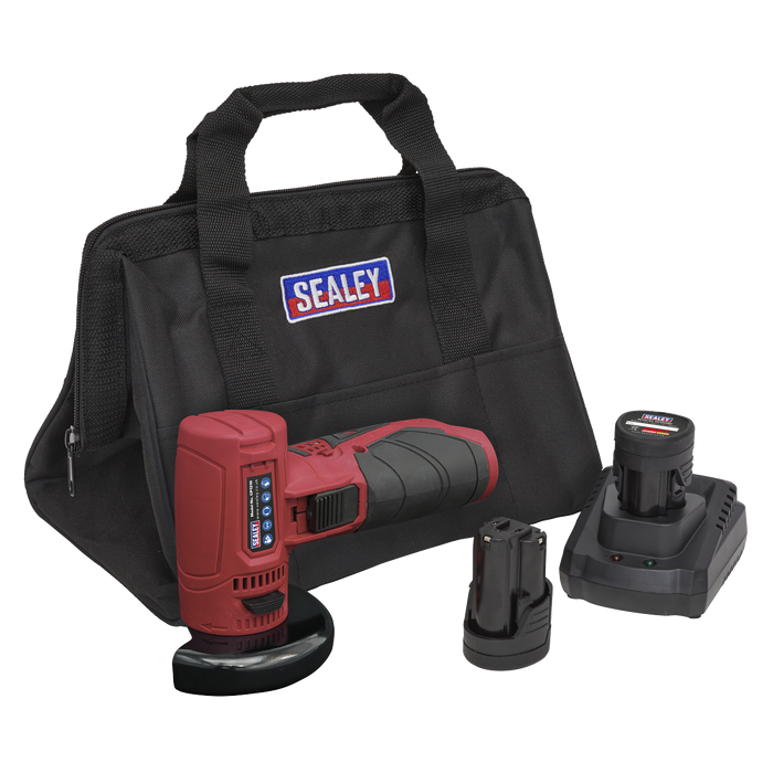 SV12 Series 75mm Cordless Angle Grinder Kit 12V 2Ah - 2 Batteries | CP1210KIT