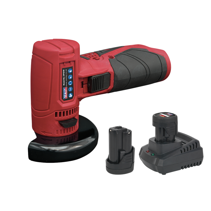 SV12 Series 75mm Cordless Angle Grinder Kit 12V 2Ah - 2 Batteries | CP1210KIT