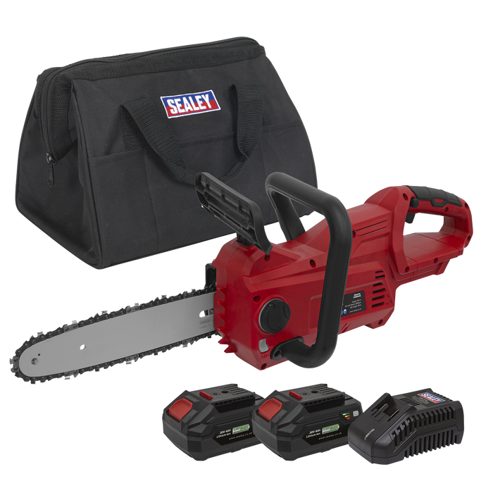SV20 Series 25cm Cordless Chainsaw Kit 20V 4Ah - 2 Batteries | CP20VCHSKIT