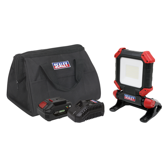 SV20 Series 15W Cordless SMD LED Worklight Kit 20V 4Ah | CP20VCLKIT1