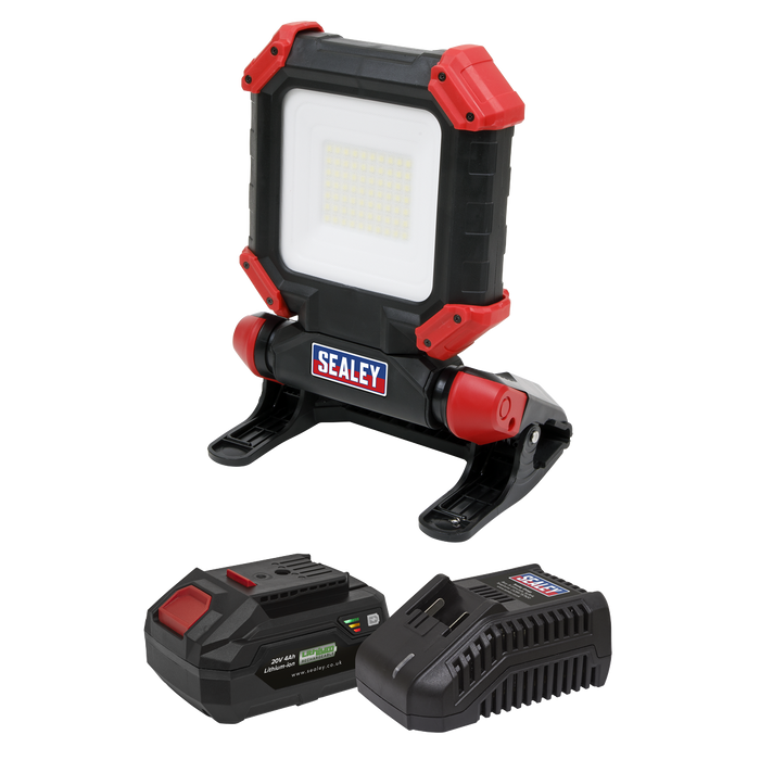 SV20 Series 15W Cordless SMD LED Worklight Kit 20V 4Ah | CP20VCLKIT1