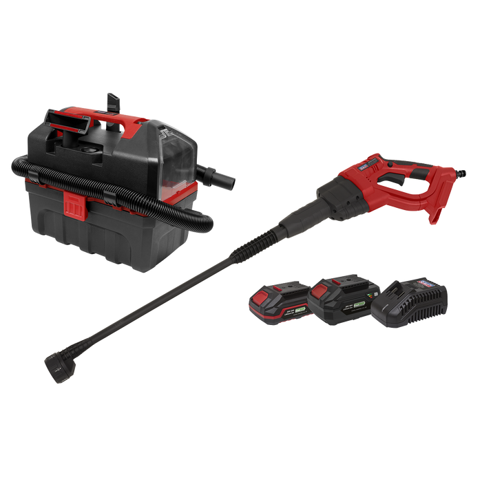 2 x SV20 Series Cordless Power Tool Car Cleaning Kit 20V - 2 Batteries | CP20VCOMBO11