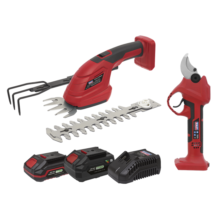 2 x SV20 Series Cordless Power Tool Gardening Kit 20V - 2 Batteries | CP20VCOMBO14