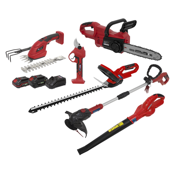 6 x SV20 Series Cordless Garden Power Tool Kit 20V - 2 Batteries | CP20VCOMBO15